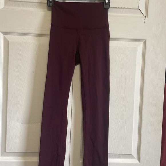Burgundy Lulu leggings - Picture 3 of 3